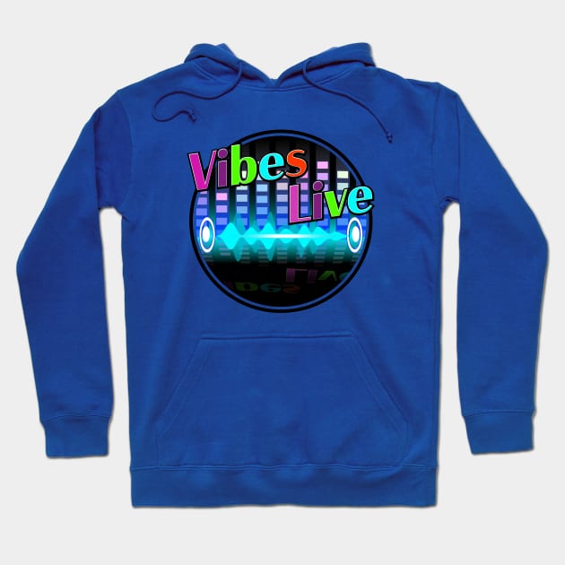 Vibes Live Radio Hoodie by ROBINLYNNE